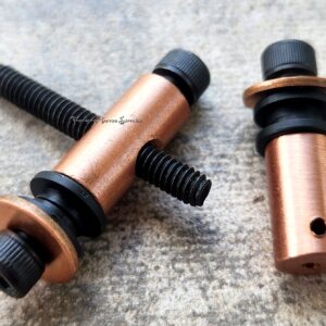 Solid Copper 8-32 Complete Binding Post Set