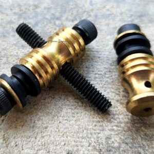 Solid Brass 8-32 Complete Binding Post Set