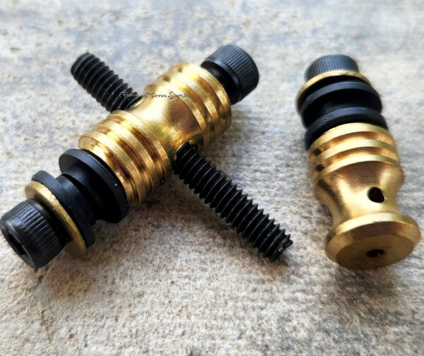 Solid Brass 8-32 Complete Binding Post Set
