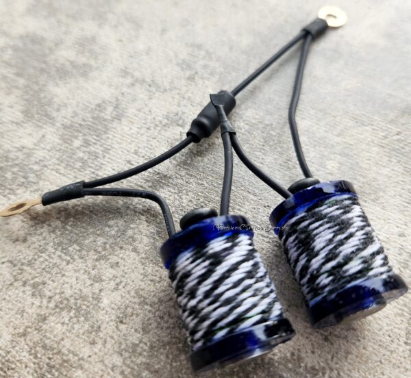 1" 8 Wrap Deep Blue Twine Shorty Coil Set