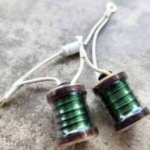 1" 7.5 Wrap Wood Clear Shorty Coil Set