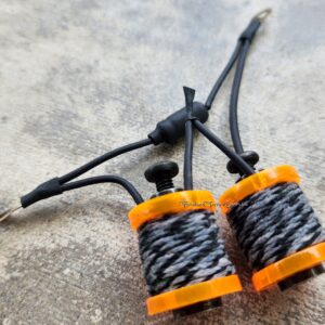 1" 8 Wrap Orange Twine Shorty Coil Set