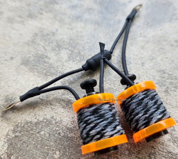 1" 8 Wrap Orange Twine Shorty Coil Set