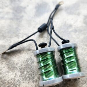 1.25" 7.5 Wrap Gray Clear Tattoo Machine Coil Set