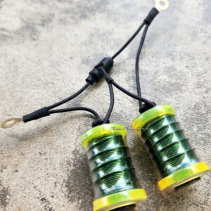 1.25" 7.5 Wrap Transparent Yellow Clear Tattoo Machine Coil Set