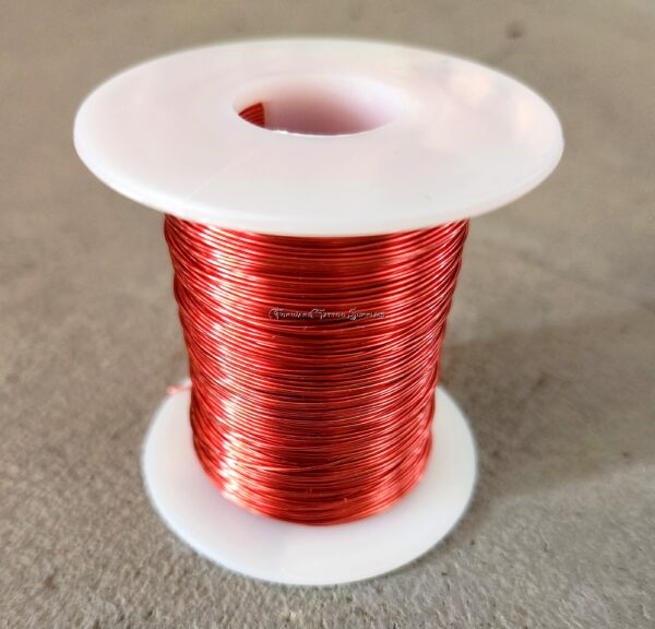 Copper Red Enameled Coil Wire 8 oz Spool