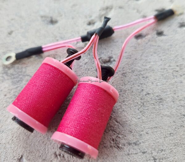 1.25" 8 Wrap Light Hot Candy Pink Coil Set