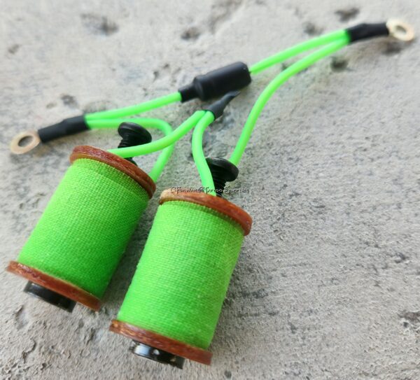 1.25" 8 Wrap Phenolic Neon Lime Shorty Coil Set