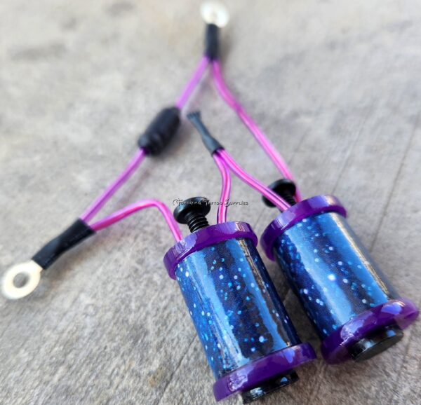 1.25" 8 Wrap Purple Night Sky Candy Purple Coil Set