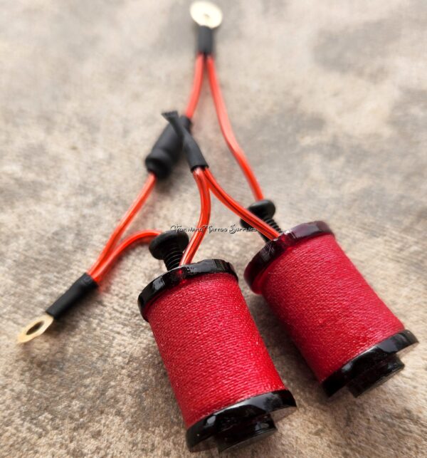 1.25" 8 Wrap Crimson Candy Red Coil Set