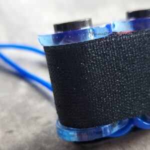1.25" 8 Wrap Light Blue Black Uni-Wrap Neon Coil Set