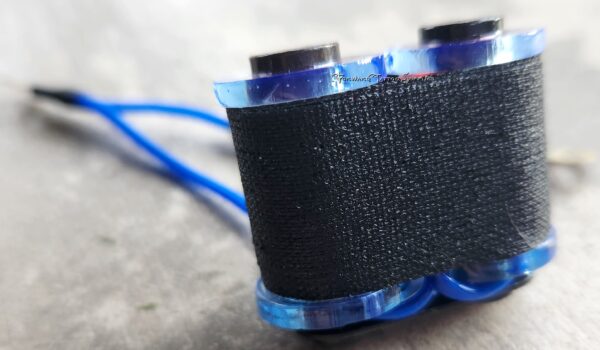 1.25" 8 Wrap Light Blue Black Uni-Wrap Neon Coil Set