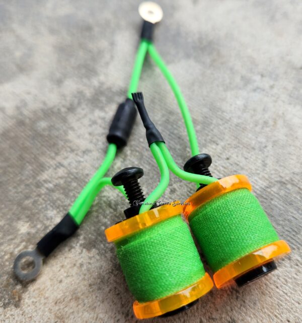 1" 8 Wrap Orange Lime Neon Shorty Coil Set