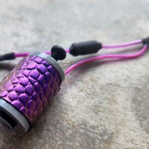 1.25" 10 Wrap Gray Candy Purple Single Coil