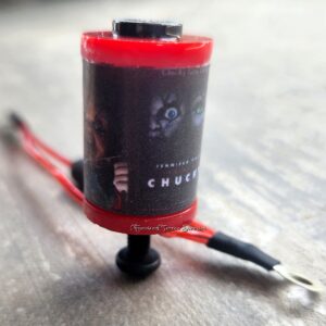 1.25" 10 Wrap Candy Red Chucky Single Coil