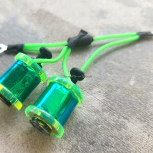 1" 8 Wrap Lime Mirror Neon Shorty Coil Set