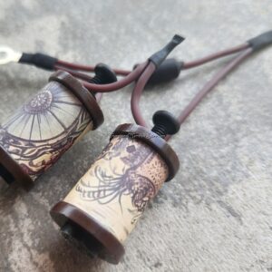 1.25" 8 Wrap Brown Old School Coil Set