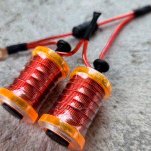 1.25" 7.5 Wrap Neon Orange Red Candy Tattoo Machine Coil Set