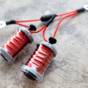 1.25" 7.5 Wrap Gray Red Candy Tattoo Machine Coil Set