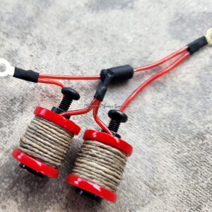1" 8 Wrap Red Twine Red Candy Tattoo Machine Coil Set