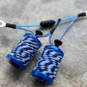 1.25" 8 Wrap True Blue Twine Blue Candy Coil Set