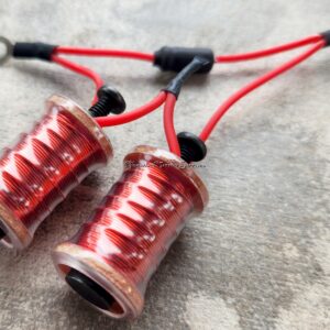 1.25" 7.5 Wrap Phenolic Neon Red Tattoo Machine Coil Set