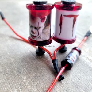 1.25" 8 Wrap Crimson IT Red Candy Separate Cap Coil Set