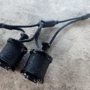 1" 8 Wrap All Black Coil Set