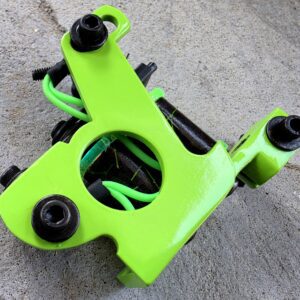 Lime Black Widow Shader Tattoo Machine Neon Web