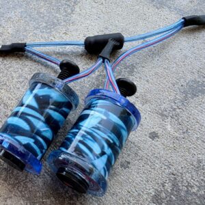 1.25" 8 Wrap Light Blue Sequin Coil Set