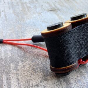 1.25" 8 Wrap Wood Black Uni-Wrap Coil Set