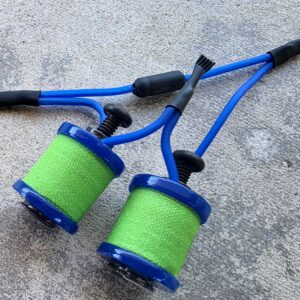1" 8 Wrap Blue Lime Neon Coil Set