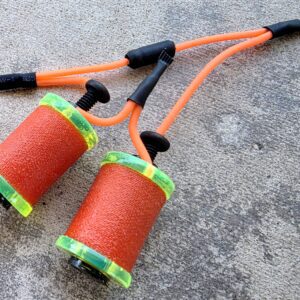 1.25" 8 Wrap Lime Neon Orange Coil Set