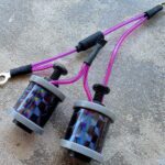 1" 8 Wrap Gray Black Prism Purple Candy Shorty Coil Set