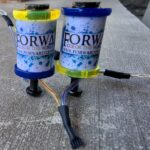 1.25" 8 Wrap Yellow Blue Forward Candy Coil Set