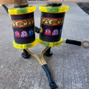 1.25" 8 Wrap Yellow Pac-Man Candy Coil Set