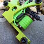Lime Lightweight Liner Tattoo Machine Brown Neon