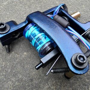 Blue Galaxy Bulldog Shader Tattoo Machine Candy