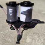1.25" 8 Wrap Black Edgar Allan Poe Raven Clear Coil Set