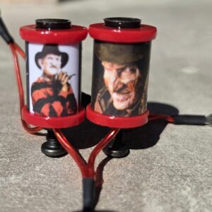 1.25" 8 Wrap Red Freddy Krueger Candy Coil Set